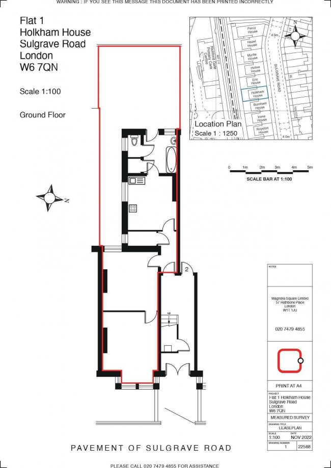 Flat 1, Holkham House, Sulgrave Road, London, W6 7QN 1