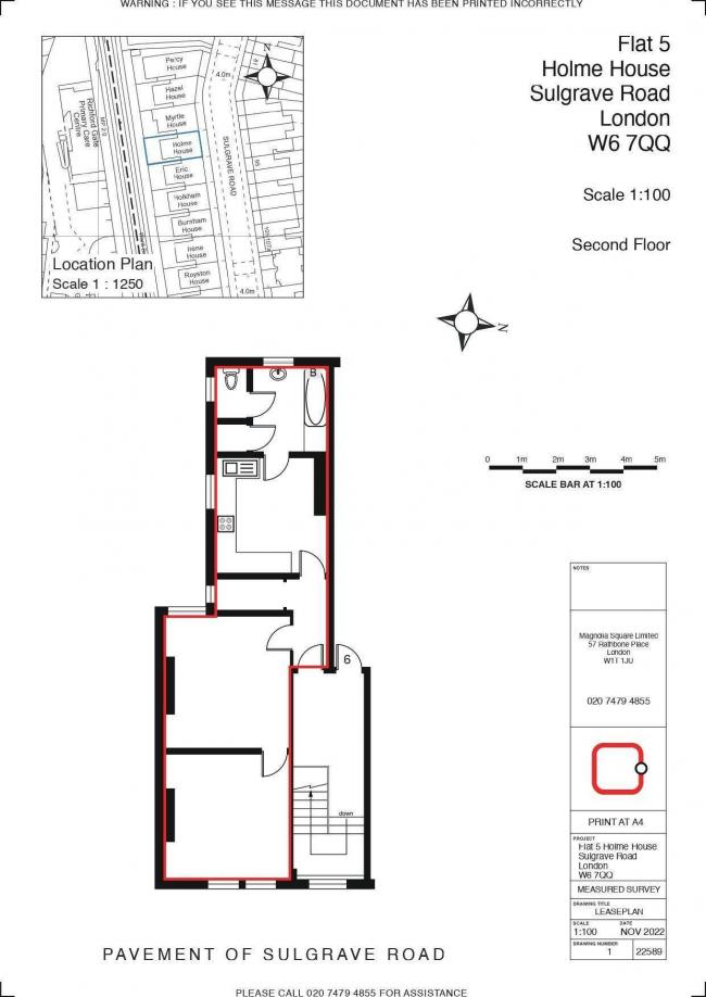 Flat 5, Holme House, Sulgrave Road, London W6 7QQ 2