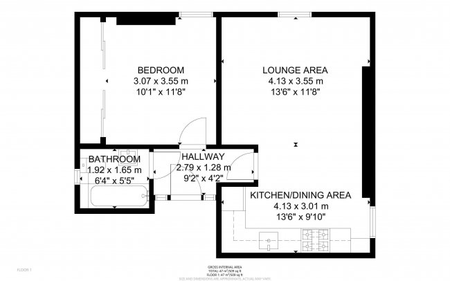 Flat 5, 213 Bedford Hill, London, SW12 9HQ
 10