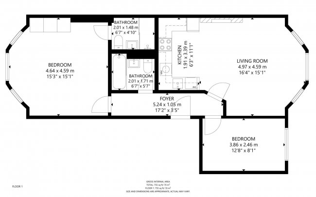 Flat 2, 52 Fellows Road, Belsize Park, London, 
NW3 3LJ 1