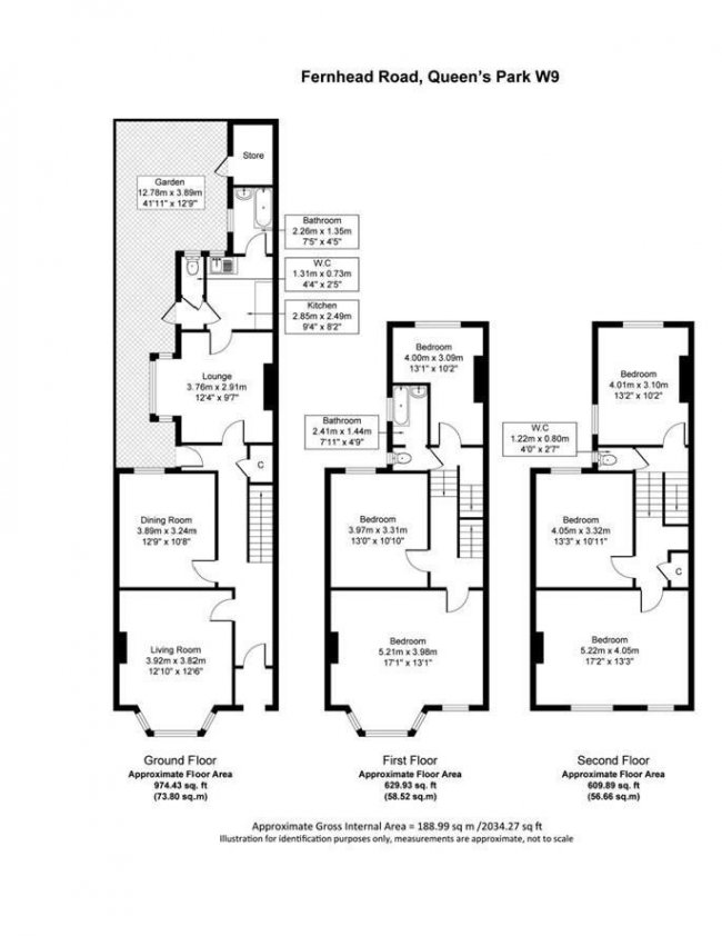 220 Fernhead Rd, Queen's Park, London W9 3EJ
 3