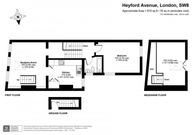 Top Floor Flat, 75 Heyford Avenue, Vauxhall, London, SW8 1EB 4