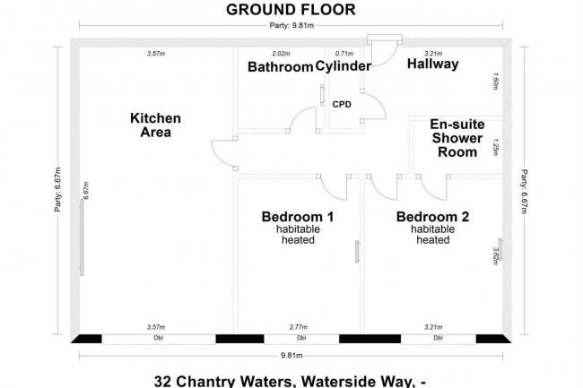 32 Chantry Waters, Waterside Way, Wakefield, West Yorkshire. WF1 5ED 1