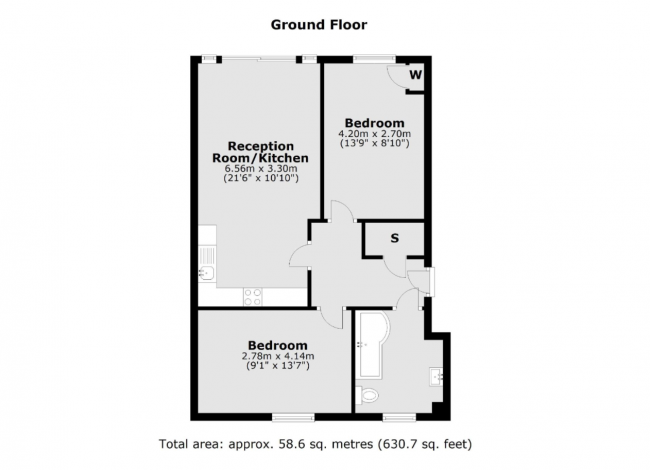 Flat 2, Cherry Tree House, 59a Staines Road, Twickenham, London, TW2 5BH 5