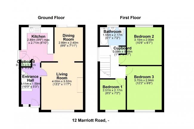 12 Marriott Road, Wheelock, Sandbach, Cheshire. CW11 3LU 2