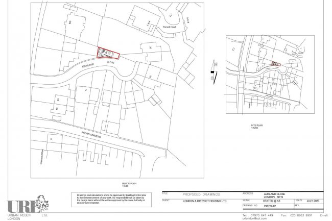 Land at Auckland Close, Norwood, London, SE19 2BY 7