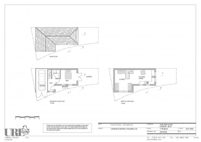 Land at Auckland Close, Norwood, London, SE19 2BY 7