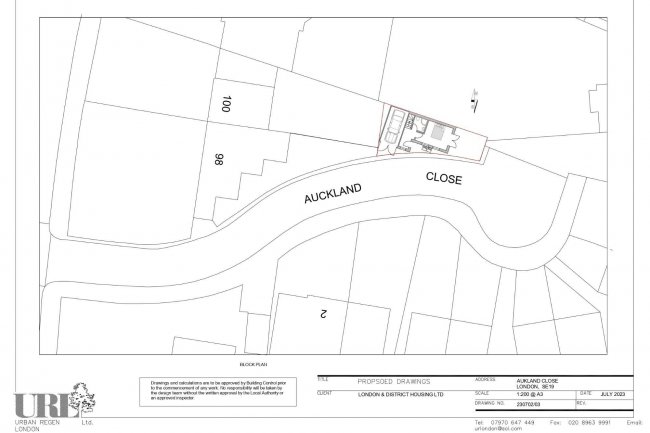 Land at Auckland Close, Norwood, London, SE19 2BY 7