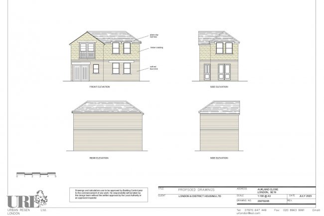 Land at Auckland Close, Norwood, London, SE19 2BY 7