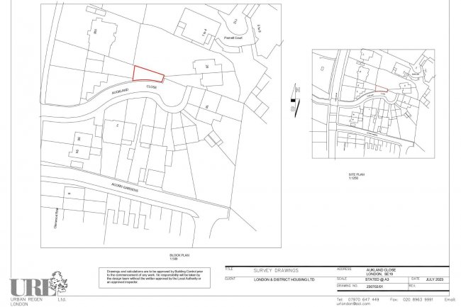 Land at Auckland Close, Norwood, London, SE19 2BY 7