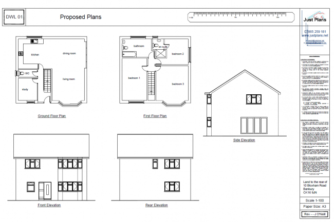 Land to the rear of 10 Bloxham Road, Banbury, Oxfordshire, OX16 9JN 5