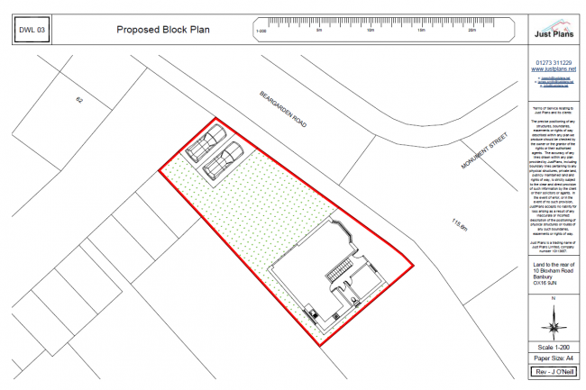 Land to the rear of 10 Bloxham Road, Banbury, Oxfordshire, OX16 9JN 5