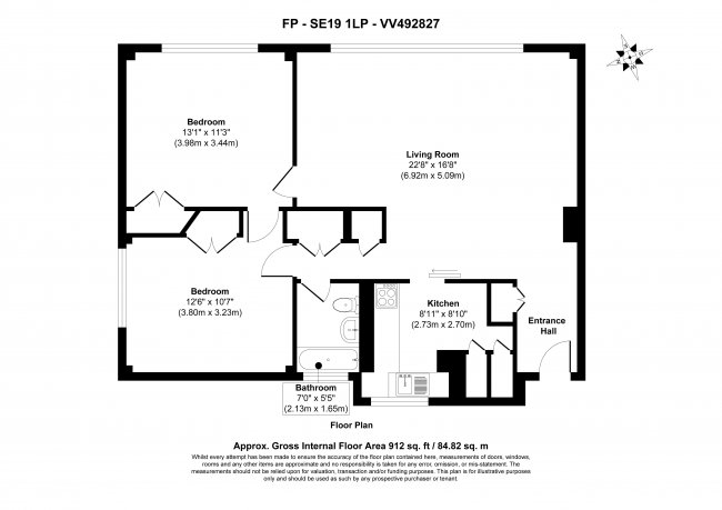 Flat 34 Marlowe Court, Lymer Avenue, London SE19 1LP 1