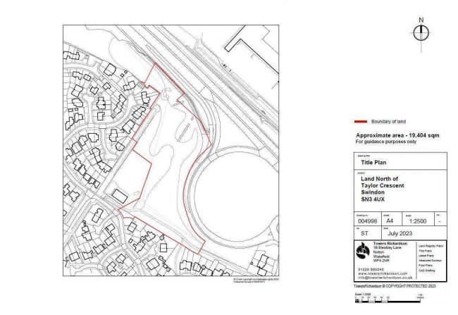 Land North of Taylor Crescent, Swindon SN3 4UX 1