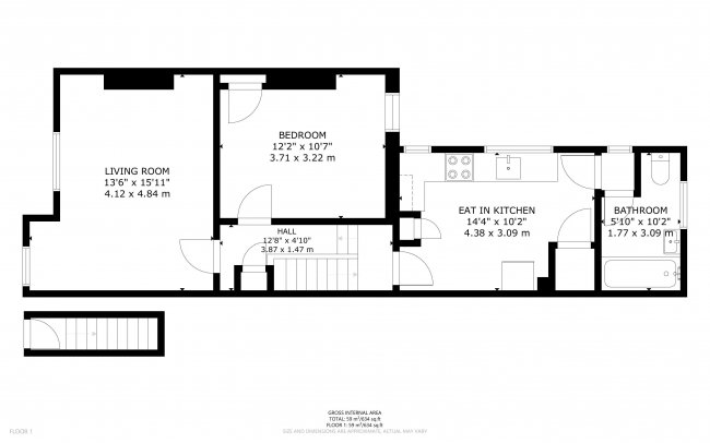 First Floor Flat, 46 Ilbert Street,  Kensal Rise, London, W10 4QJ 4
