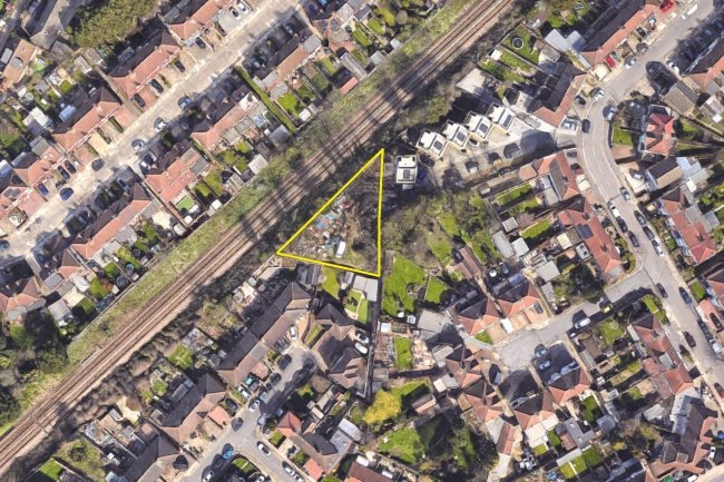 Land rear of Mansfield Close, Woodstock Crescent, London N9 7LU 1