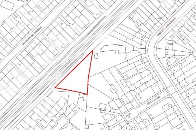 Land rear of Mansfield Close, Woodstock Crescent, London N9 7LU 1