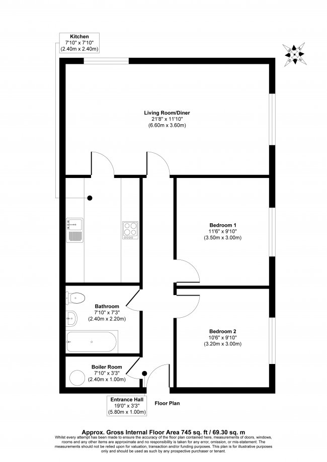 2 Laburnum House Coatham Road, Redcar, Cleveland, TS10 1TA 7