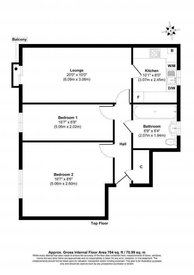 Flat 9, 17 Carter Close, Hawkinge, Folkestone, Kent, CT18 7TN 10