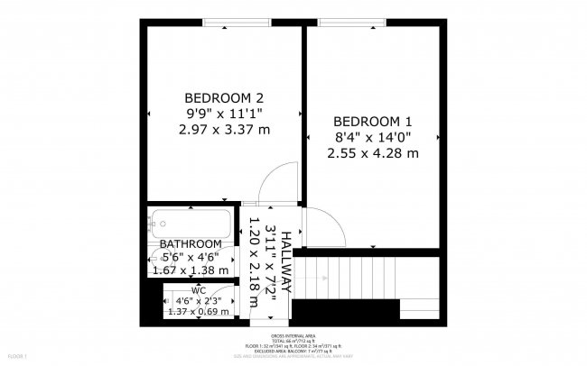 23 Sleaford House, Blackthorn Street, Bow, E3 3PY 1