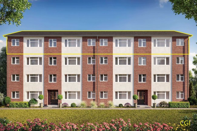 Roof and Airspace at Cornwall Court, Cornwall Road, Pinner, HA5 4LR 3