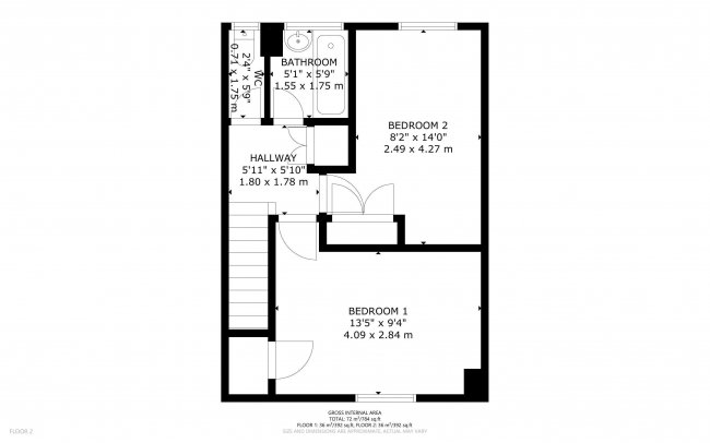 Flat 11 Mollis House, 2A Gale Street, Bow, London, E3 3RW 1