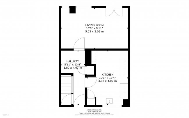 Flat 11 Mollis House, 2A Gale Street, Bow, London, E3 3RW 1
