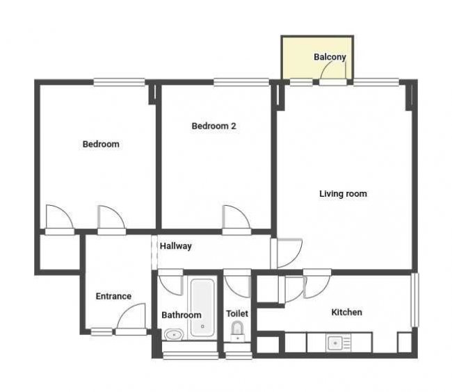 36 Laburnum Court, Laburnum Street, Haggerston, London, E2 8BH 1