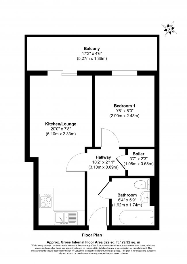 Apartment PO2, Albion Works Block E,12 Pollard Street, Manchester, M4 7AU 9