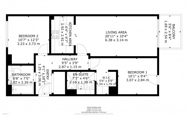 Flat 44 Keats Apartments, 6 Saffron Central Square, Croydon, CR0 2FT 1