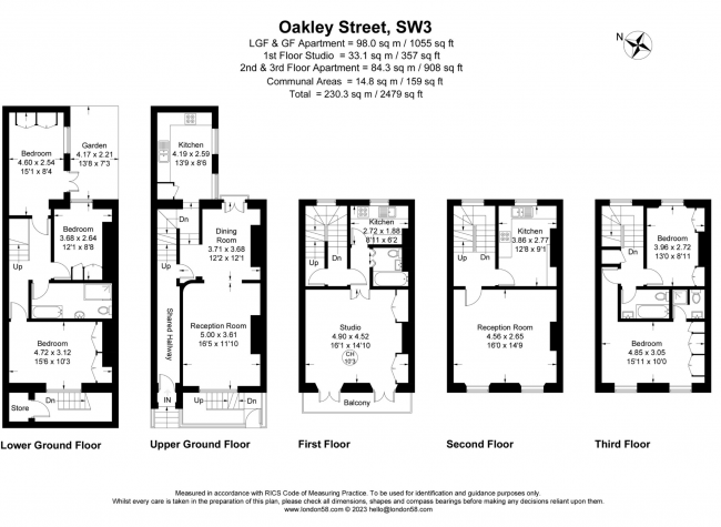 1 Oakley Street, Chelsea, SW3 5NN 4