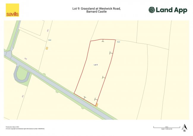 1.38 acres of grassland at Westwick Road, Barnard Castle, DL12 8UW 7