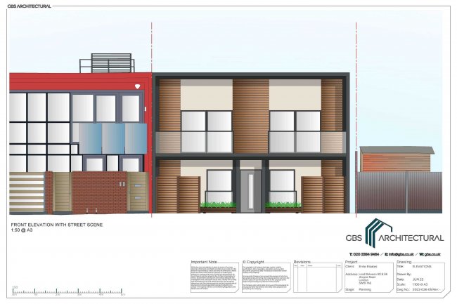Land adjacent to 69 Woodside, Alwyne Road, Wimbledon, London, SW19 7AE 3