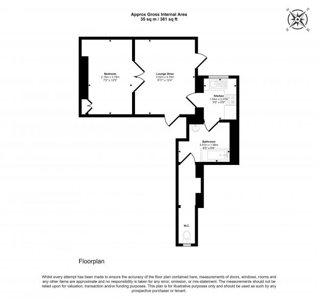 The rear flat, 4 St Marks Hill, Surbiton KT6 4PW 5