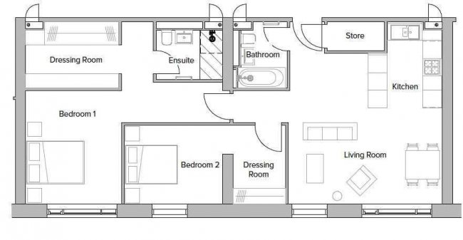 Flat 209, The Bank, 58 Sheepcote Street, Birmingham B16 8WN 6