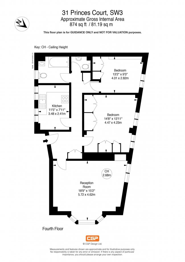 Flat 31 Princes Court, 88 Brompton Road, Knightsbridge, London, SW3 1ES 6