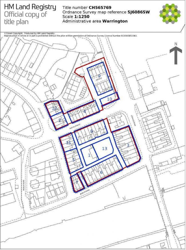 Leasehold Ground Rents and Site of Lock-up garages portfolio, Warrington, Cheshire 6