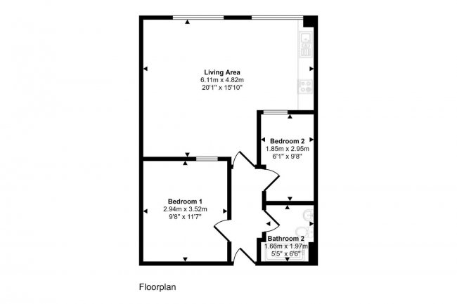 Apartment 26 Millroyd Mill Huddersfield Road, Brighouse, West Yorkshire, HD6 1PB 5