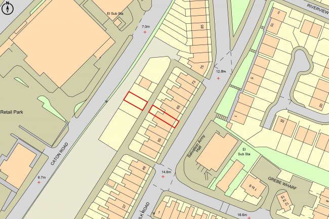 61 Bulk Road, Bulk Road, Lancaster, Lancashire, LA1 1DL and land lying to the North 10