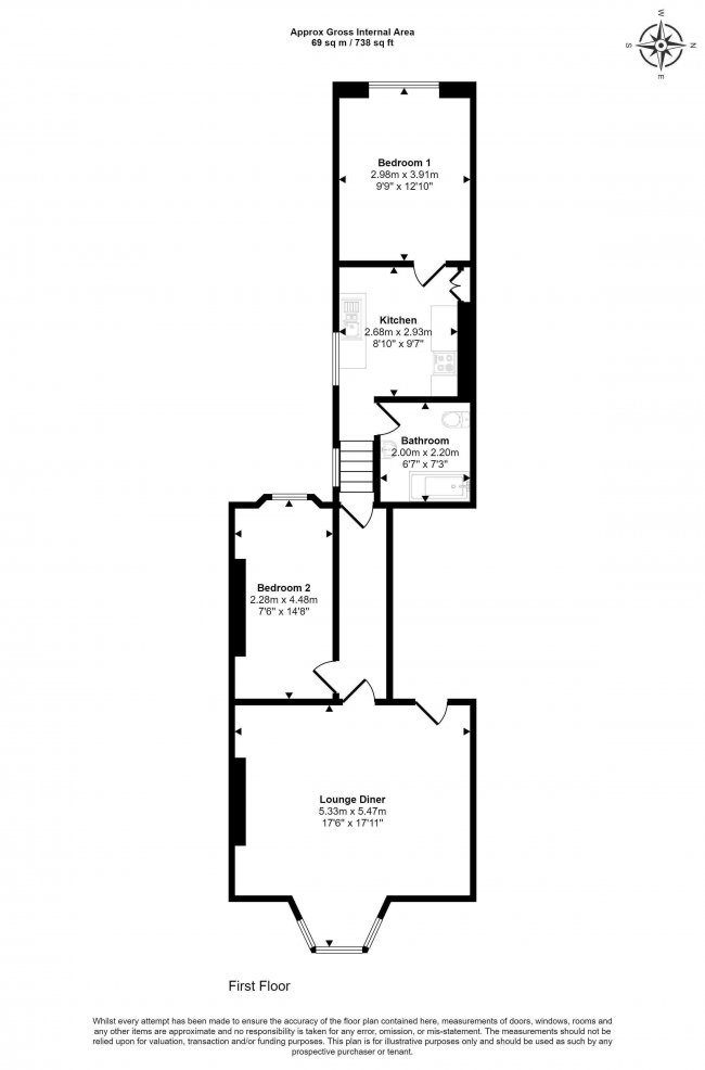 First Floor Flat, 11 Garden Crescent, The Hoe, Plymouth, PL1 3DA 6