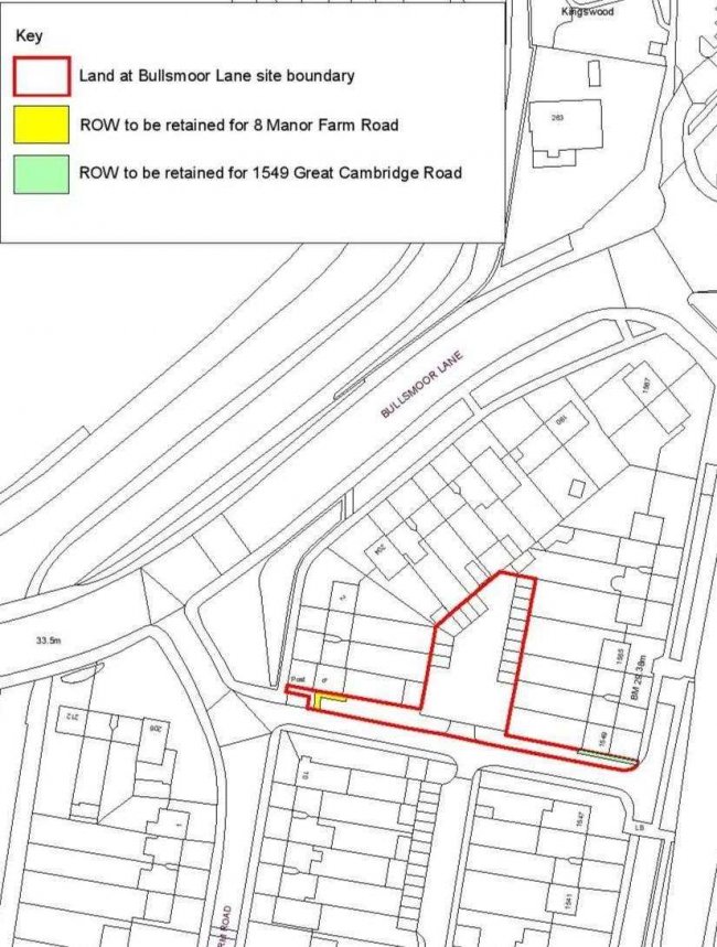 Land and garages at Bullsmoor Lane, Enfield, EN1 4SH 1