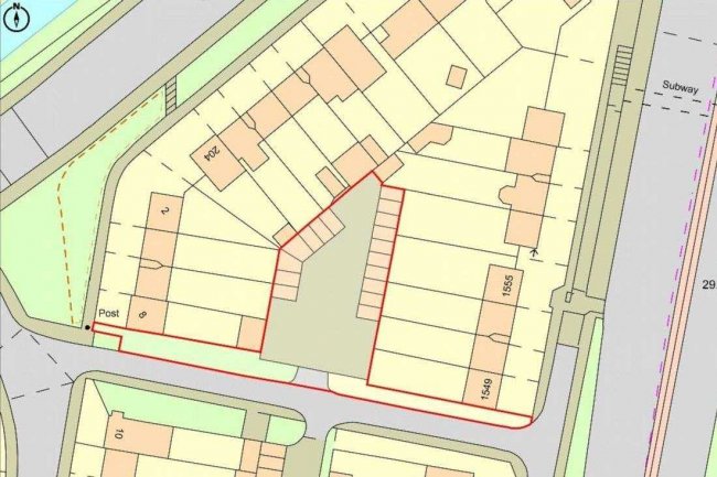 Land and garages at Bullsmoor Lane, Enfield, EN1 4SH 1