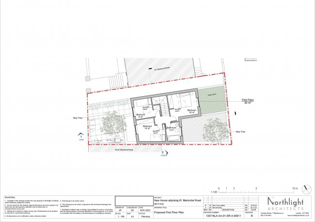 Land adjacent to 61 Marischal Road, Lewisham, London, SE13 5LE 3