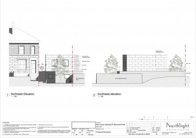 Land adjacent to 61 Marischal Road, Lewisham, London, SE13 5LE 3