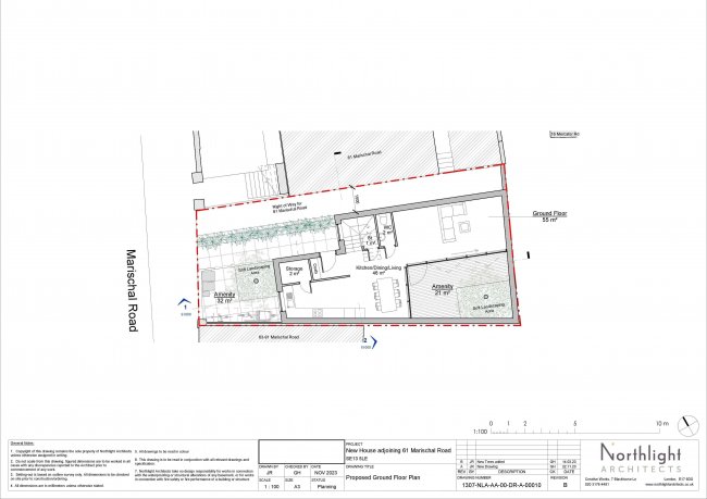 Land adjacent to 61 Marischal Road, Lewisham, London, SE13 5LE 3
