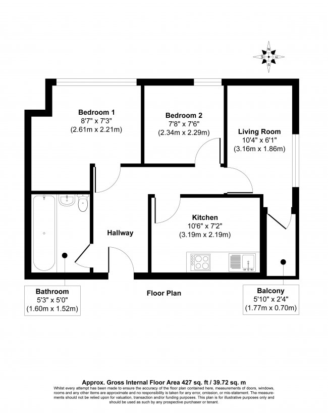 Flat 34, Newbury House, Partridge Way, London, Haringey, N22 8DX 2
