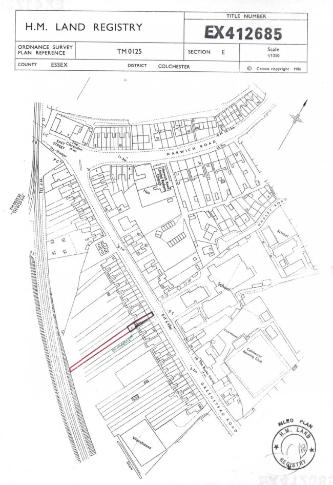 69 Greenstead Road, plus land to the rear of 71/73/75/77/79/81 and 59/93 Greenstead Road CO1 2SY 7