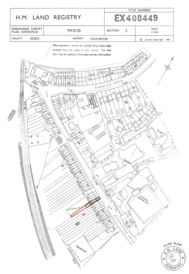 69 Greenstead Road, plus land to the rear of 71/73/75/77/79/81 and 59/93 Greenstead Road CO1 2SY 7