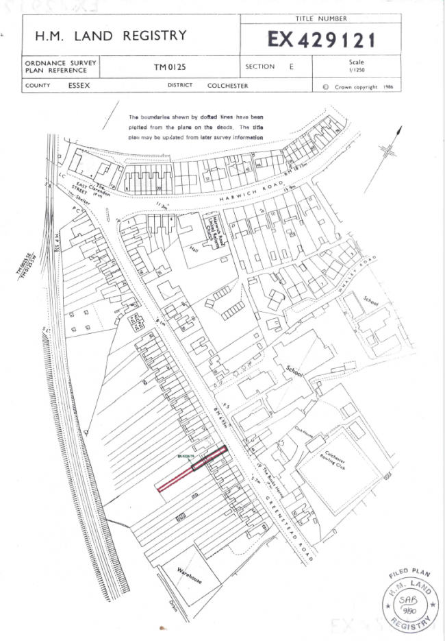 69 Greenstead Road, plus land to the rear of 71/73/75/77/79/81 and 59/93 Greenstead Road CO1 2SY 7