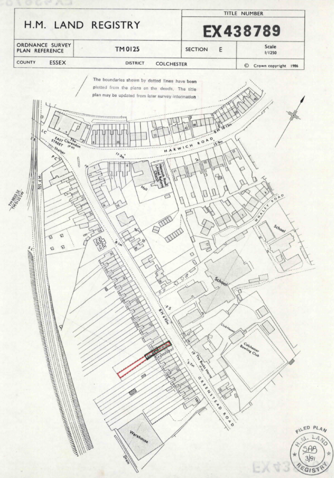 69 Greenstead Road, plus land to the rear of 71/73/75/77/79/81 and 59/93 Greenstead Road CO1 2SY 7